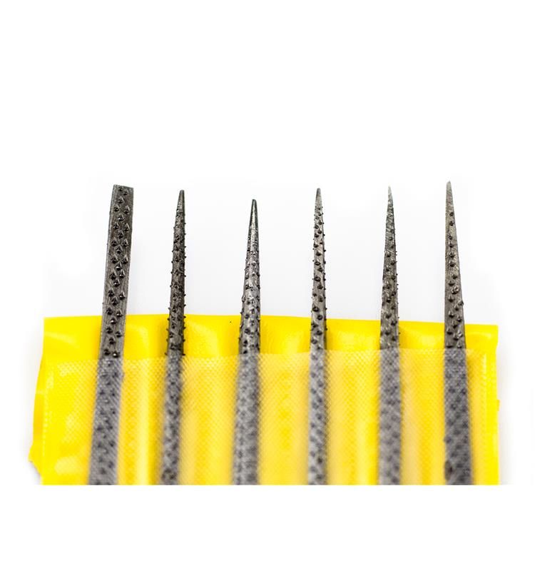 JUEGO 6 LIMATONES PARA CERA 100mm