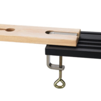 ASTILLERA DE MADERA FORMA DE V CON AGARRE P/MESA