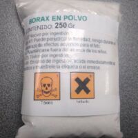 BORAX EN POLVO PURO 1/4 Kg. A.