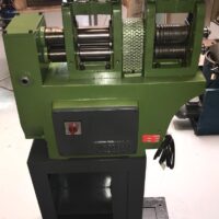 LAMINADOR ELECTRICO 2 RODILLOS CHAPA- HILO TDS-90 1HP CON PEDESTAL MONOFASICO